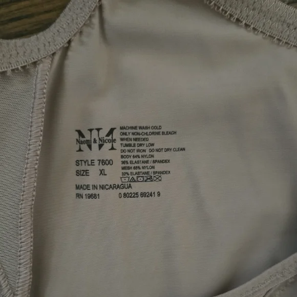 Inside Magic by Naomi & Nicole Tummy Tuck Shapewear - Black - Picture 6 of 7